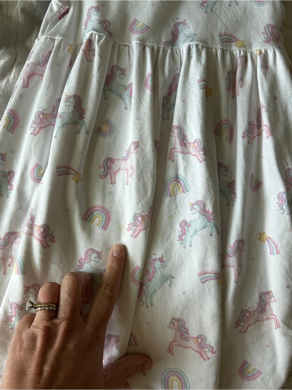 Baby Club Chic Pastel Unicorn & Rainbow Kids Dress